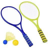 Zabawy w naśladowanie dorosłych - Zestaw badminton tenis piankowa piłka lotka SP0700 - miniaturka - grafika 1