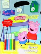 Kolorowanki, wyklejanki - Peppa Pig. Superkolory cz.3 Barwy zabawy - miniaturka - grafika 1