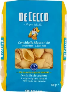 Makaron muszle Pasta di Semola Conchiglie n50 500g - De Cecco - Makaron - miniaturka - grafika 1