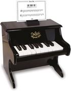 Instrumenty muzyczne dla dzieci - Vilac Dziecięcy instrument muzyczny czarne pianino - miniaturka - grafika 1
