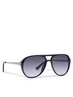 Okulary przeciwsłoneczne - Guess Okulary przeciwsłoneczne GF5050 01B Czarny - miniaturka - grafika 1