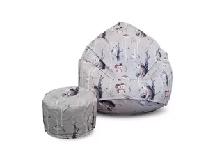 Pufa sako XXXL worek + gratis kids las01 - Fotele i pufy dla dzieci - miniaturka - grafika 1
