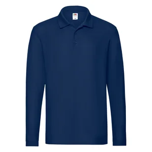 Koszulka męska Premium Polo  z długim rękawem Fruit Of The Loom S - Koszulki męskie - miniaturka - grafika 1