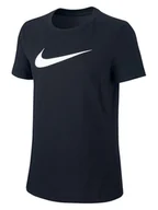 Koszulki sportowe damskie - Nike Koszulka sportowa w kolorze czarnym - miniaturka - grafika 1