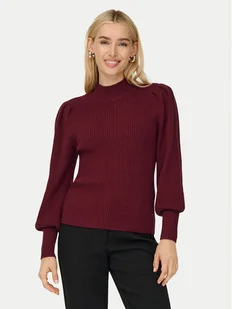 ONLY Sweter Katia 15232494 Bordowy Regular Fit - Swetry damskie - miniaturka - grafika 1