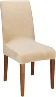 Pokrowce na meble - Springos Pokrowiec na krzesło uniwersalny beżowy UNIWERSALNY - miniaturka - grafika 1