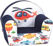 Krzesła obrotowe dla dzieci - Delsit, Fotel z pianki dla dziecka, Samolot, DT8-22077 - miniaturka - grafika 1