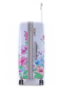 Walizka duża ELLE Flower biała - Walizki - miniaturka - grafika 3