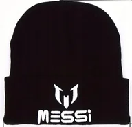 Czapki damskie - Czapka zimowa Lionel Leo Messi 10 czarna beanie streetwear prezent - miniaturka - grafika 1
