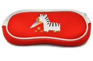 Akcesoria do okularów - Etui Futerał na okulary dla dzieci Czerwone z zebrą SC-10C - miniaturka - grafika 1