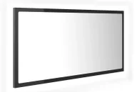 Lustra - Szare w połysku lustro wiszące LED - Vineri 5X - miniaturka - grafika 1