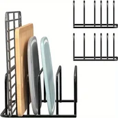 Inne - TEMU Organizer do Deski do Krojenia, [ 1/2] Uchwyt na Deskę do Krojenia do Pieczenia Ciasteczek, Mały Uchwyt na Płytkę Chłodzącą do Szafki, Organizer - miniaturka - grafika 1