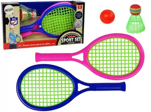 Zestaw Gier Sportowych Rakiet Tenis Lotka Piłka - Badminton - miniaturka - grafika 1