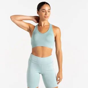 Dare 2b Damski biustonosz sportowy React Zielony, Rozmiar: XL - Bielizna sportowa damska - miniaturka - grafika 1