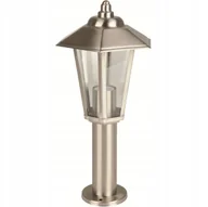 Lampy ogrodowe - Volteno OPR.ogrodowa stojąca JUPITER słupek 45cm 1xE27 chrom stal nierdzewna+poliwęglan (6) - miniaturka - grafika 1