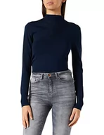 Swetry damskie - G-STAR RAW Damski sweter z dzianiny Mock Knits, Niebieski (Luna Blue D20495-b692-c630), L - miniaturka - grafika 1