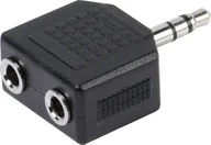 Kable komputerowe i do monitorów - Kabel Vivanco Vivanco adapter 3,5mm - 2x3,5mm 39269 - miniaturka - grafika 1