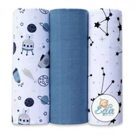 Pieluchy - EGA KIDS Pieluszki muślinowe 60x80cm zestaw nr 35 (6377), 3szt. - miniaturka - grafika 1