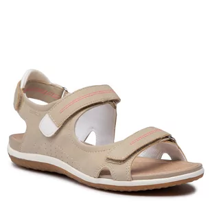 Geox Sandały D Sand.Vega A D52R6A 000EK C6029 Taupe - Sandały damskie - miniaturka - grafika 1