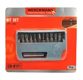 Śrubokręty - Zestaw bitów Werckmann 11 elementów w etui - miniaturka - grafika 1