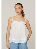 Koszulki i topy damskie - SisterS point Top w kolorze białym - miniaturka - grafika 1