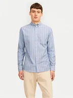Koszule męskie - Jack&Jones Koszula Brook 12192150 Niebieski Slim Fit - miniaturka - grafika 1