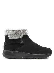 Skechers Botki On-The-Go Joy 144041/BKGY Czarny - Botki damskie - miniaturka - grafika 1