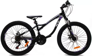 Actim XC 240 LADY 24 cale Czarno-fioletowy - Rowery - miniaturka - grafika 1