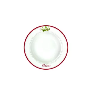 Talerz na zupę 21,5 cm Nuova R2S Bistrot Olives oliwki - Talerze - miniaturka - grafika 1