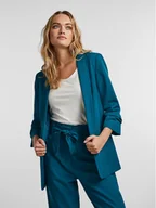 Marynarki i żakiety damskie - Pieces Marynarka Boss 17090996 Niebieski Regular Fit - miniaturka - grafika 1