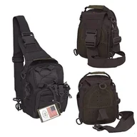 Torebki damskie - MFH Plecak Torba na Ramię 5L Czarny - miniaturka - grafika 1