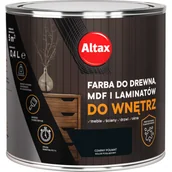 Emalie - Farba do drewna, mdf, laminat 400 ml czarny ALTAX - miniaturka - grafika 1