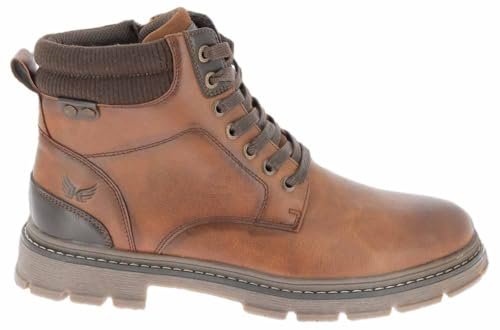 KAPORAL Męskie buty FLEYEL Relaksujące Botki/Buty, 42 EU, Tan, 42 EU