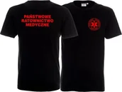 Odzież robocza - Promostars LPP - Koszulka ratownicza czarna męska - nadruk FLUO - miniaturka - grafika 1