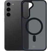 Etui i futerały do telefonów - Etui 3MK Smoke MagCase do Samsung Galaxy S24+ Czarny transparentny - miniaturka - grafika 1