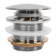 Wanny - Rea Korek wannowy uniwersalny Klik-Klak Rea Chrom - miniaturka - grafika 1