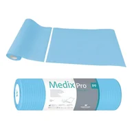 Kosmetyczne akcesoria jednorazowe - Podkład higieniczny na rolce 33cm x 50cm niebieski podfoliowany 54g MedixPro 50szt - miniaturka - grafika 1