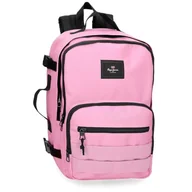 Torby na laptopy - Pepe Jeans Aris Colorful Plecak kabinowy na laptopa 15,6", różowy 25 x 40 x 20 cm, poliester by Joumma Bags - miniaturka - grafika 1