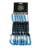 Sprzęt wspinaczkowy - Climbing Technology Aerial Pro Set NY 12cm 6-Pack, niebieski/srebrny 2022 Ekspresy wspinaczkowe 2E687DAC0QCTSTP - miniaturka - grafika 1