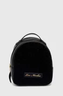 Plecaki - Love Moschino plecak damski kolor czarny mały gładki JC4133PP1LLK100A - miniaturka - grafika 1