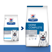 Sucha karma dla psów - HILL'S PD Prescription Diet Canine Derm Complete Mini 1kg - miniaturka - grafika 1