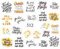 Ozdoby do paznokci - Naklejki wodne na paznokcie - nr 512 - miniaturka - grafika 1