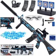 Zabawki militarne - BEZPIECZNY OGROMNY KARABIN AUTOMAT KULKI ŻELOWE PISTOLET TARCZA - miniaturka - grafika 1