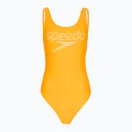 Stroje kąpielowe - Strój pływacki jednoczęściowy damski Speedo Logo Deep U-Back - miniaturka - grafika 1