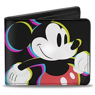 Portfele - Buckle-Down - Dwustronny portfel - Cmyk Mickey Mouse Walking Pose + Myszka Mickey Męska Domyślny rozmiar - miniaturka - grafika 1
