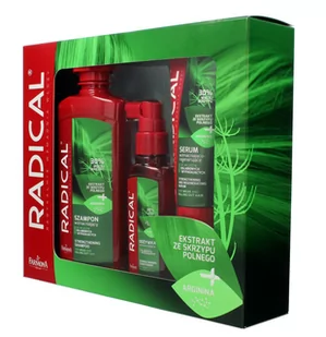 Farmona Zestaw prezentowy Radical Szampon do włosów 400 ml + Serum do włosów 100 ml + Odżywka do włosów 100 ml - Zestawy kosmetyków męskich - miniaturka - grafika 1