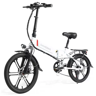 Samebike 20LVXD30-II Biały - Rowery elektryczne - miniaturka - grafika 4