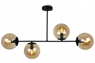 Lampa Sufitowa Wisząca Żyrandol Szklane Kule Do Kuchni Salonu Jadalni Loft - Lampy sufitowe - miniaturka - grafika 1