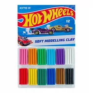 Masy plastyczne - Plastelina 12 Kolorów Szkolna Dla Dzieci HOT WHEELS Kite - miniaturka - grafika 1