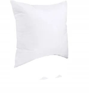 PODUSZKA POD GŁOWĘ DO SPANIA Z WŁÓKNA WKŁAD 65x65cm UTOPIA BIAŁA - Poduszki - miniaturka - grafika 1